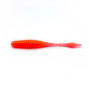 Силикон Big Baits Ribbed Leech 1.8" #015 red/glow (10шт.)