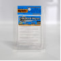 Силикон Big Baits Ribbed Worm Aji 1.8" #010 clear/glow (10шт.)