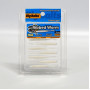 Силикон Big Baits Ribbed Worm Aji 1.8" #011 white/glow (10шт.)
