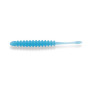 Силикон Big Baits Ribbed Worm Aji 1.8" #012 blue/glow (10шт.)