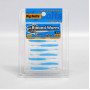 Силикон Big Baits Ribbed Worm Aji 1.8" #012 blue/glow (10шт.)