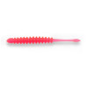 Силикон Big Baits Ribbed Worm Aji 1.8" #015 red/glow (10шт.)