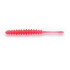 Силикон Big Baits Ribbed Worm Aji 1.8" #015 red/glow (10шт.)