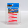 Силикон Big Baits Ribbed Worm Aji 1.8" #015 red/glow (10шт.)