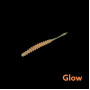 Силикон Big Baits Ribbed Worm Aji 1.8" #015 red/glow (10шт.)