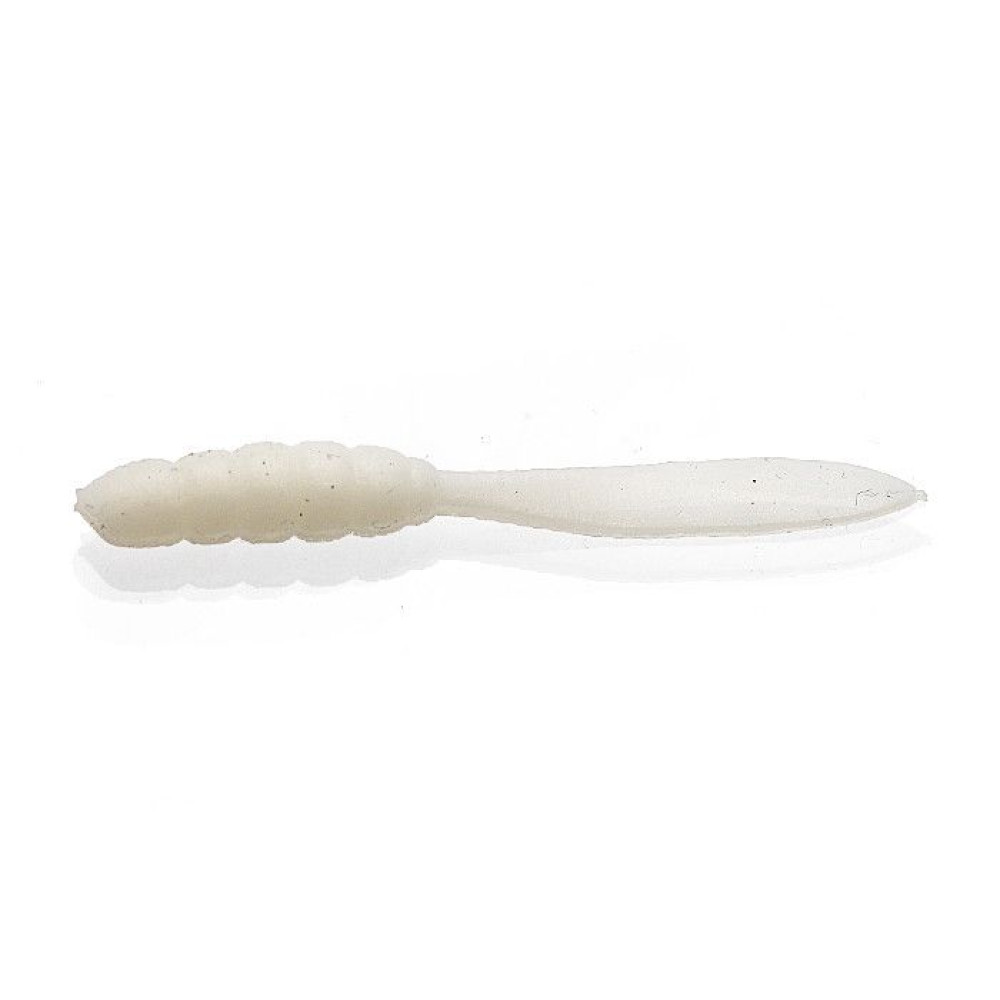 Силикон Big Baits Badger Tail 1.8" #011 white/glow (10шт.)