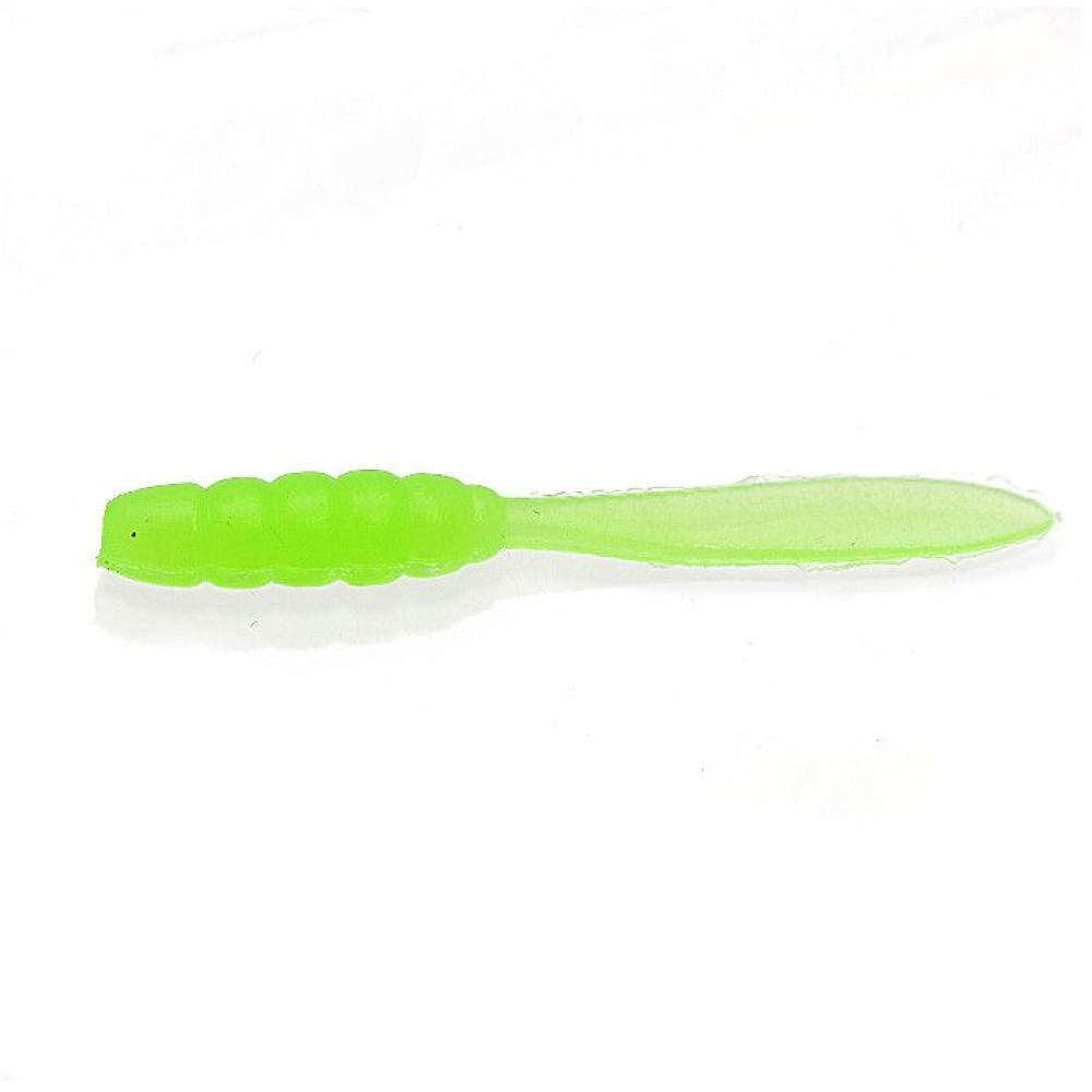 Силикон Big Baits Badger Tail 1.8" #014 lime/glow (10шт.)