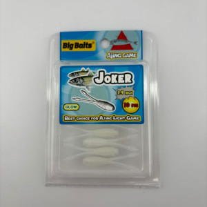 Силикон Big Baits Joker 1.4" #011 white/glow (10шт.)