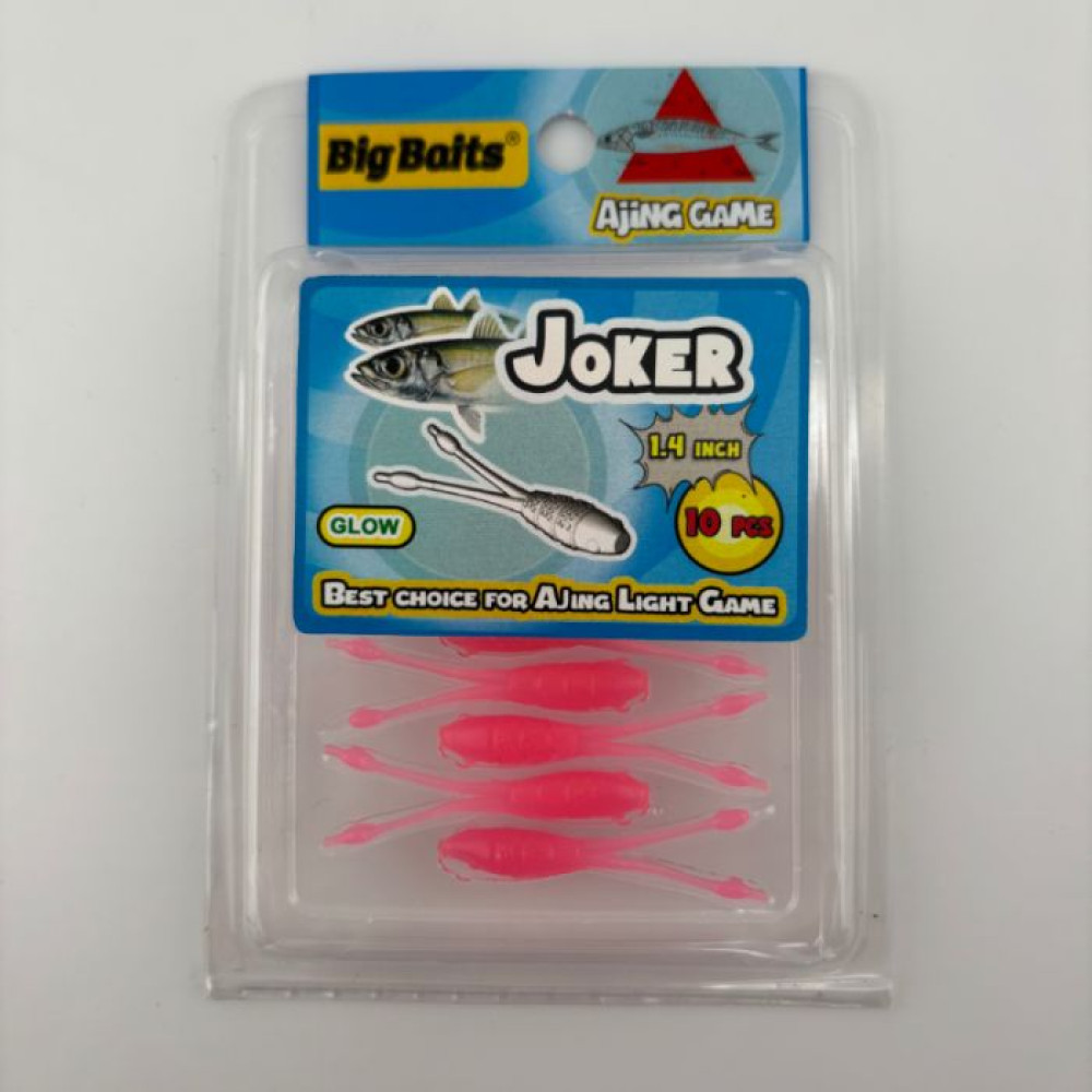 Силикон Big Baits Joker 1.4" #013 pink/glow (10шт.)