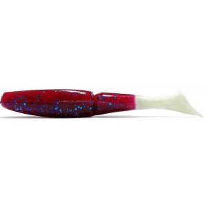 Силикон Gambler 3.75" 95мм Little EZ Plum Blue White Tail (1шт)