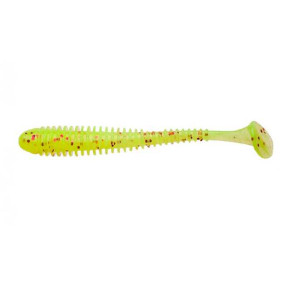 Силикон Keitech Swing Impact 3" PAL#01 Chartreuse Red Flake (10 шт.)
