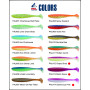 Силікон Keitech Easy Shiner 2" #414 Green Pumpkin PP Shad (12 шт.)