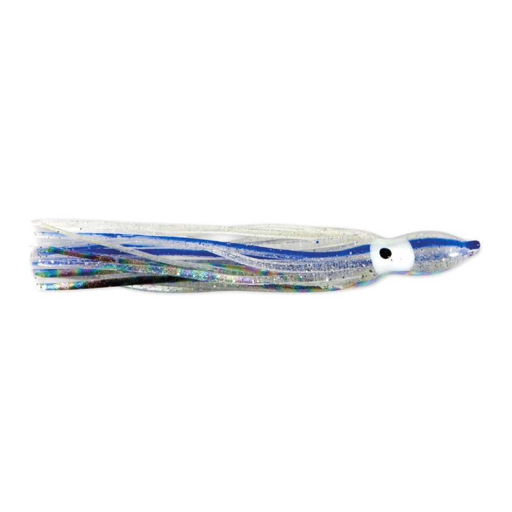 Октопус силиконовий Lineaeffe Tiger Octopus Transparent/Blue 12.0см (1 шт.)