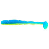 Виброхвост Lucky John Tioga 3.9" 9.9см #T50 Electric Blue Chartreuse (5 шт.)