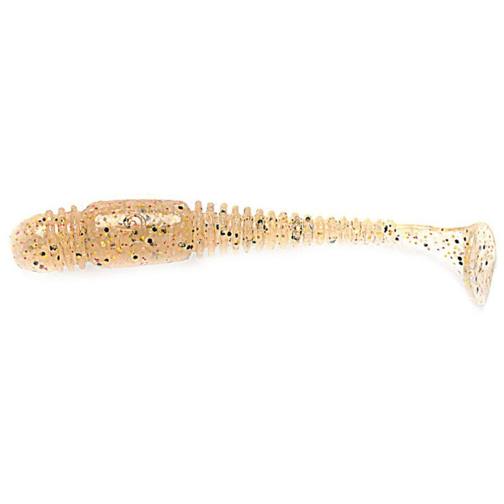 Виброхвост Lucky John Tioga 2.4" 6.1см #S10 Gold Mirror (9 шт.)