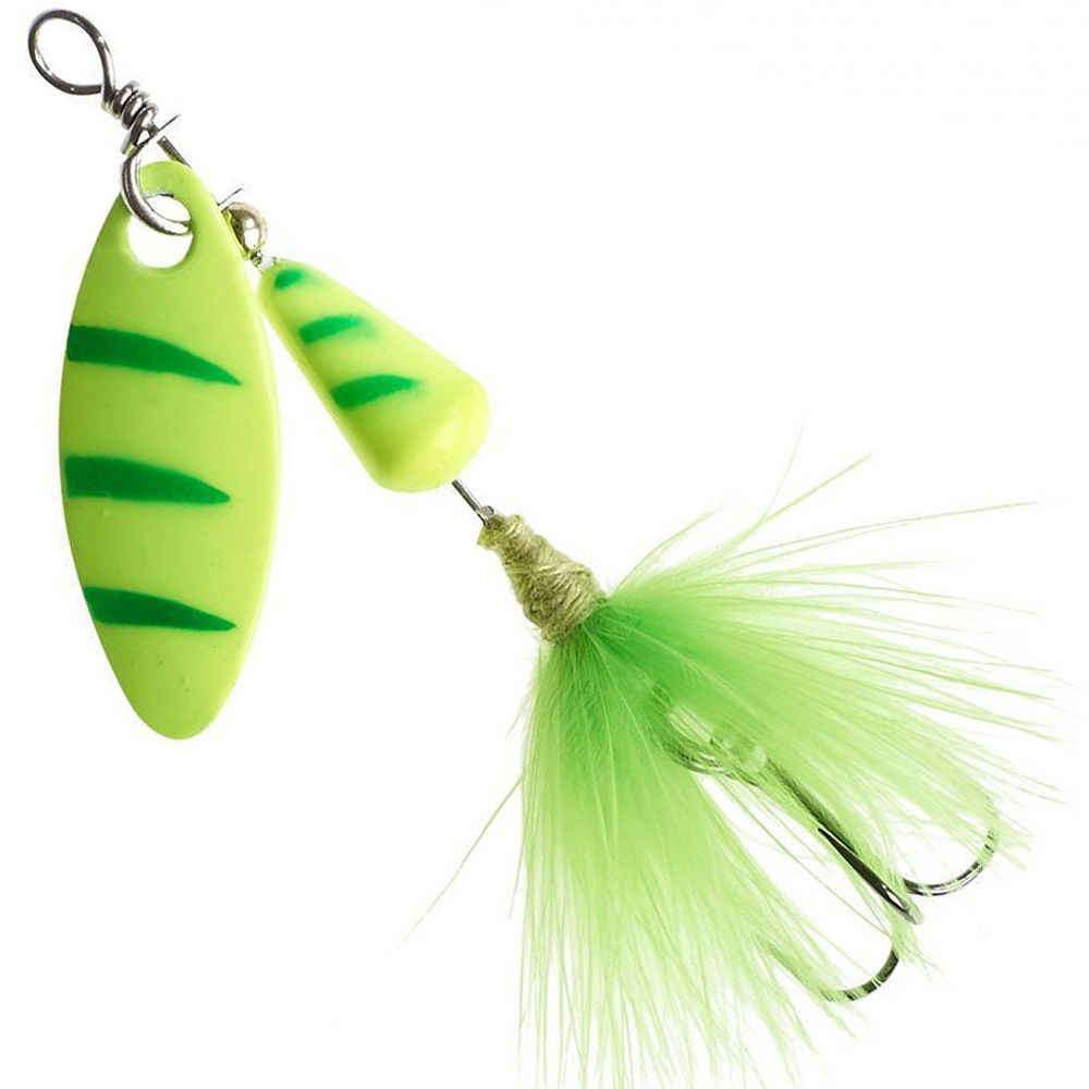 Блесна Balzer Colonel Fuzzy Spinner Toxic 10.0г UV Active