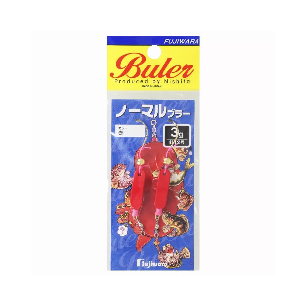Блесна Fujiwara Normal Buler 3г Red (2 шт.)