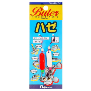 Блесна Fujiwara Haze Buler 4.0г Red White (2 шт.)