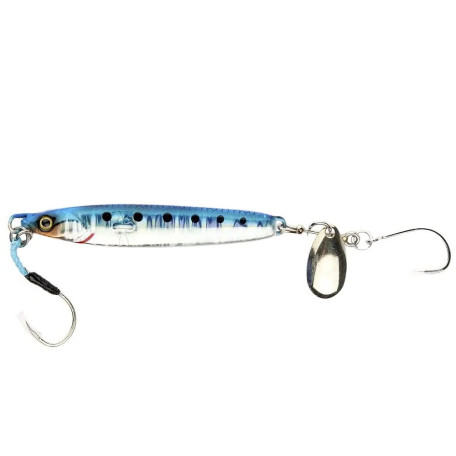 Пількер Jackall Big Backer Rushblade 30.0g Chart Belly Iwashi