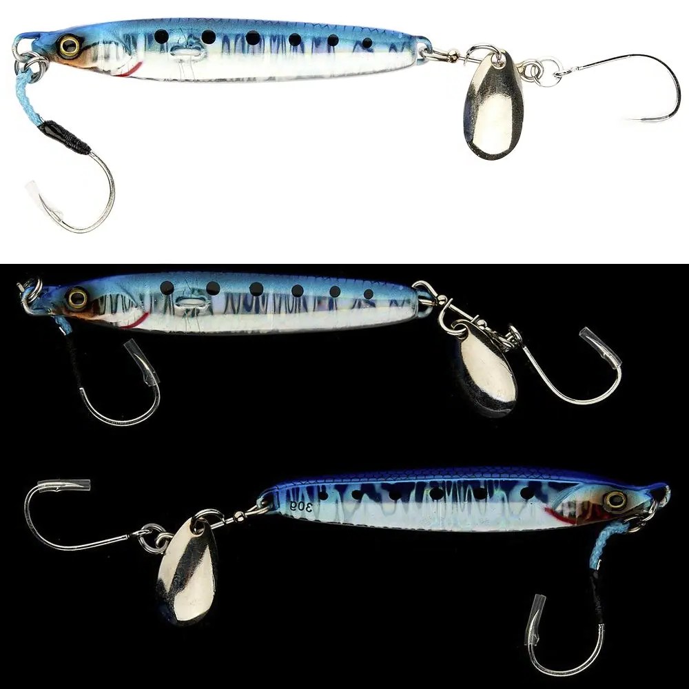 Пилькер Jackall Big Backer Rushblade 30.0g Chart Belly Iwashi