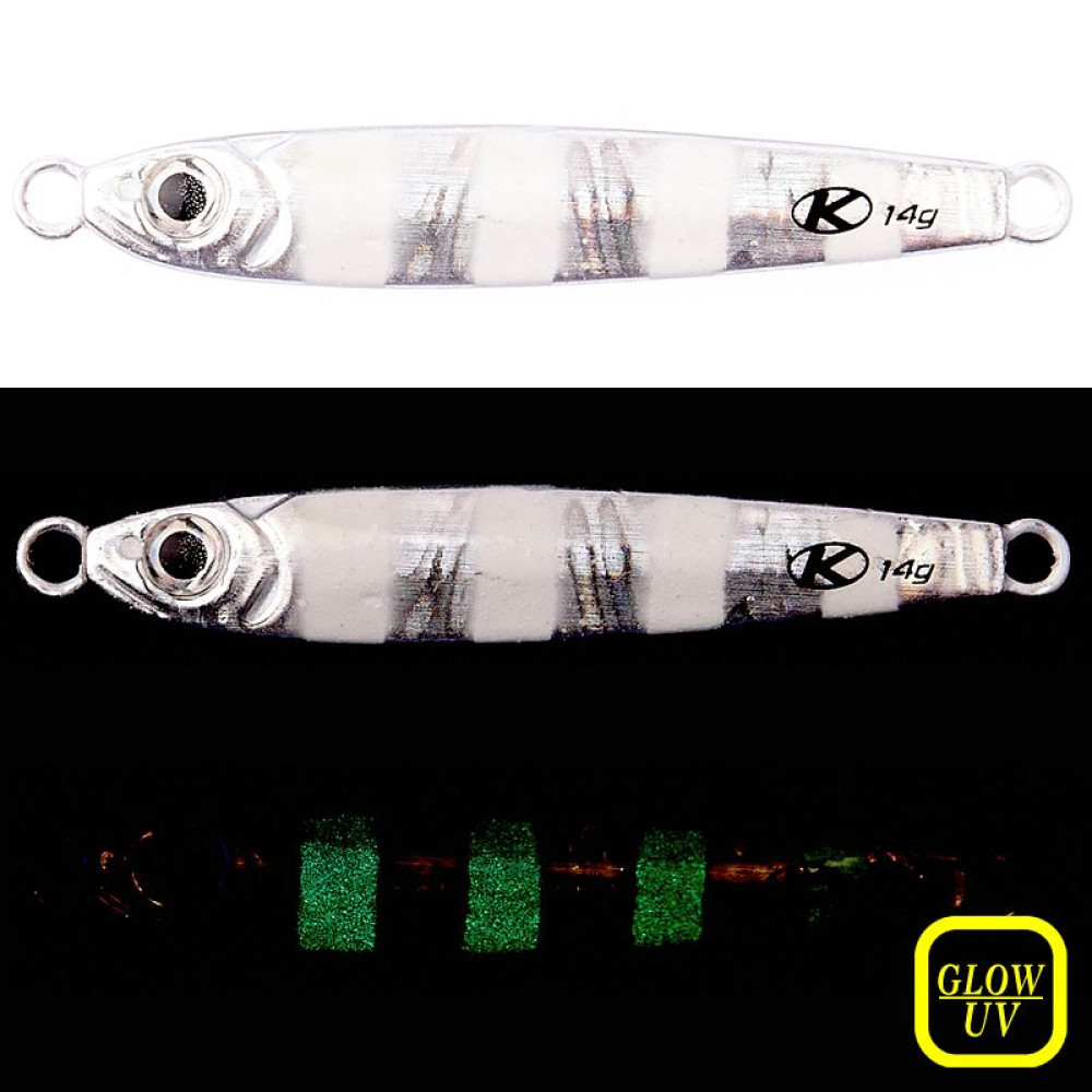 Пилькер Kalipso Saurus 14g #340 GLOW UV