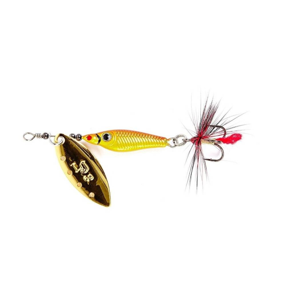 Блесна вращающаяся Lucky John Trian Blade Long 6g #001