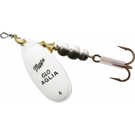 Блешня Mepps Aglia Fluo №4 9.0g GLO White
