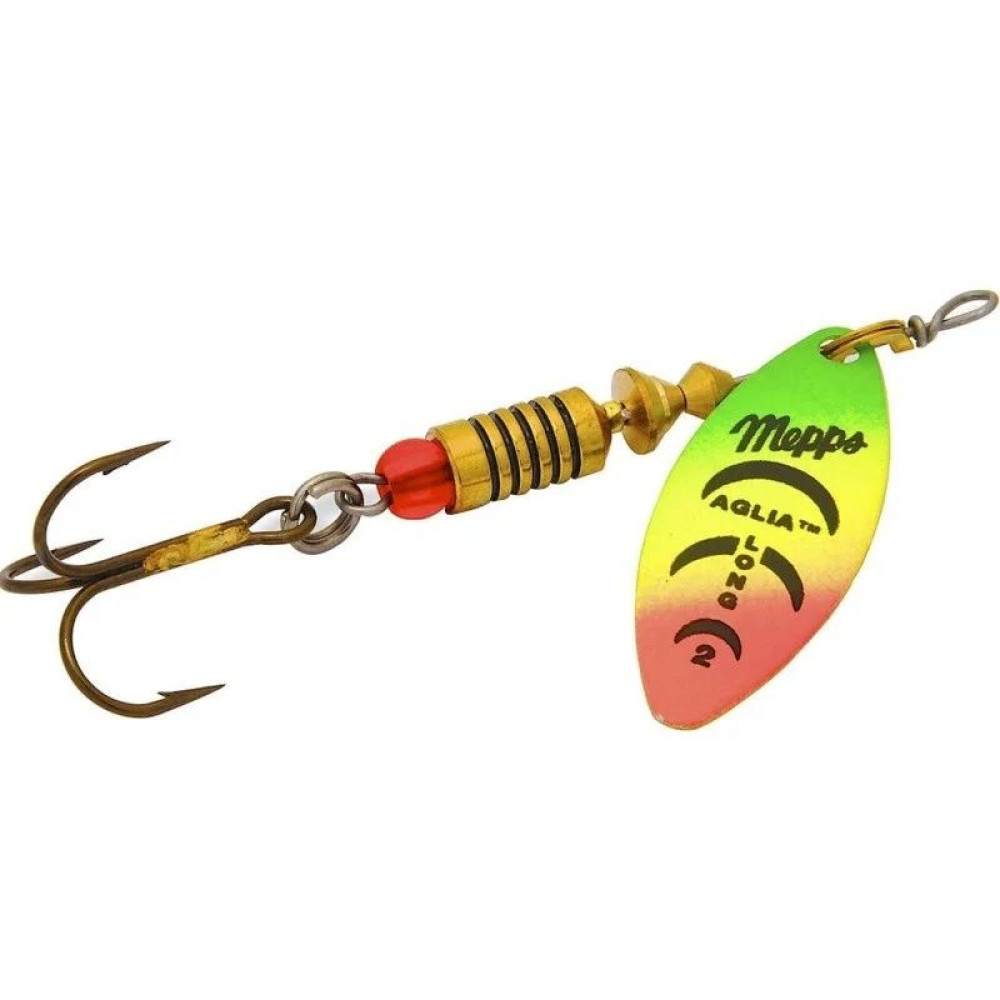 Блешня Mepps Aglia Long №2 7.0g Hot Firetiger