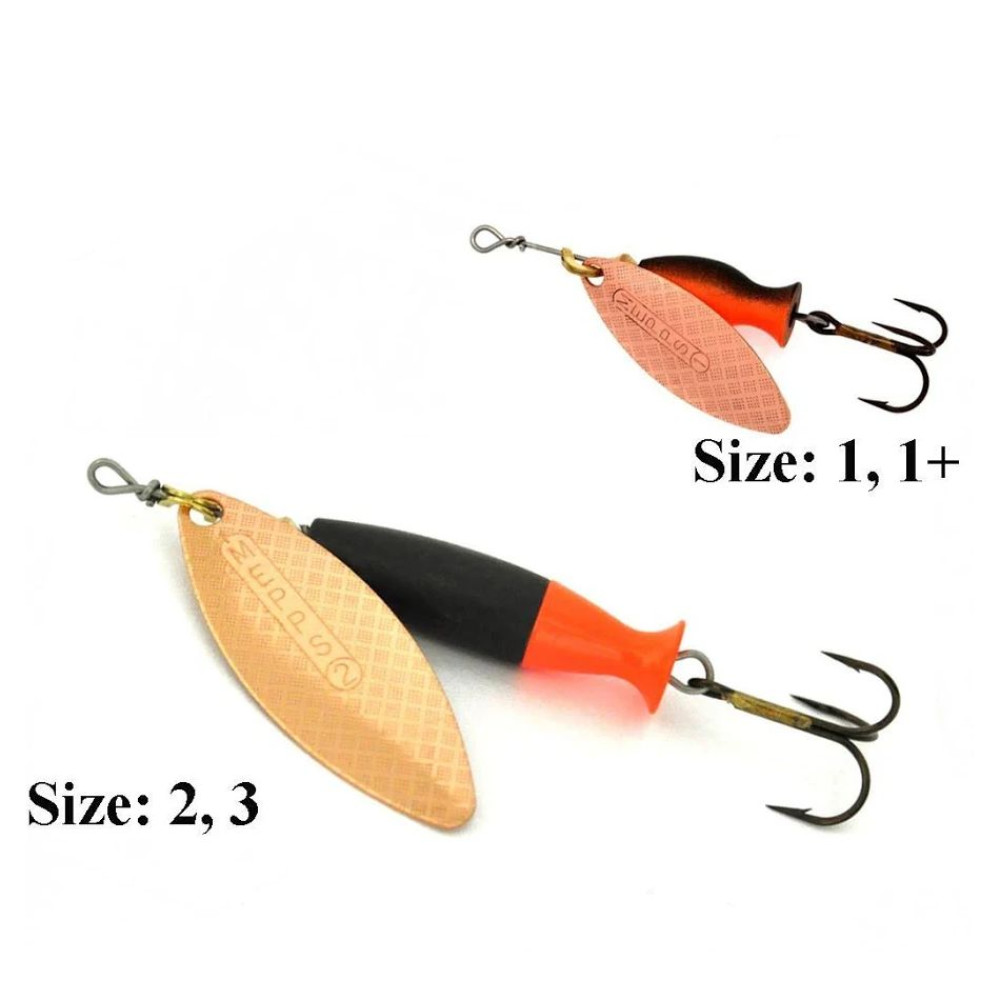 Блесна Mepps Aglia Long Heavy Copper/Black/Orange №3 24.0g