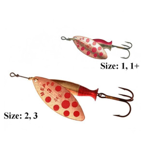 Блесна Mepps Aglia Long Heavy Copper/Red Dot №2 16.0g