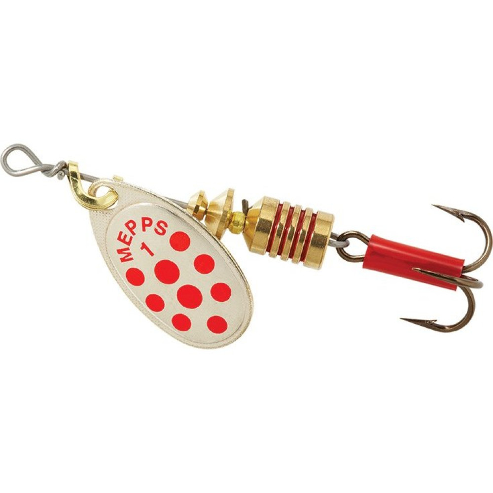 Блесна Mepps Aglia Decoree №1 3.5g Silver Red Dot