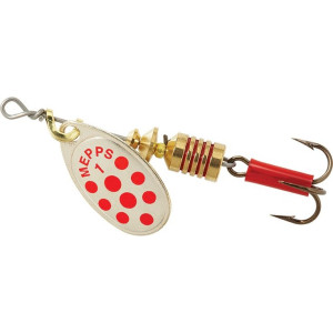 Блешня Mepps Aglia Decoree №1 3.5g Silver Red Dot