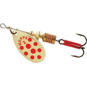 Блесна Mepps Aglia Decoree №2 4.5g Gold Red Dot