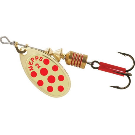 Блешня Mepps Aglia Decoree №2 4.5g Gold Red Dot