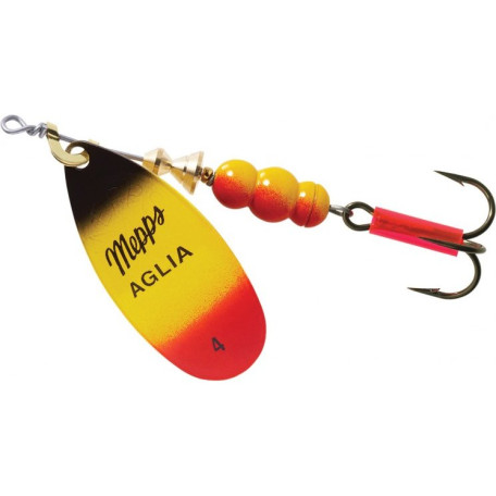 Блешня Mepps Aglia Furia №4 9.0g Black Yellow Red