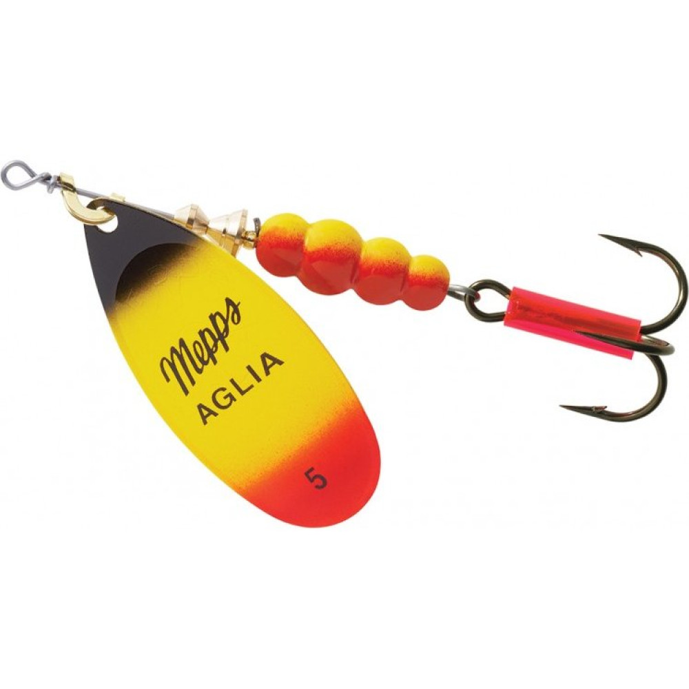 Блесна Mepps Aglia Furia №5 13.0g Black Yellow Red