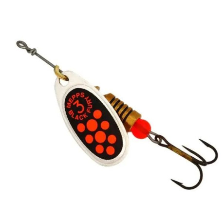 Блешня Mepps Black Fury Silver/Orange Dots №3 6.5g