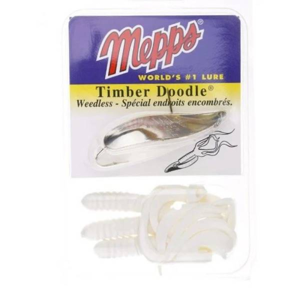Блешня Mepps Timber Doodle Pike 12.0g №1 Silver/White