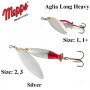 Блесна Mepps Aglia Long Heavy Silver №1 8.0g