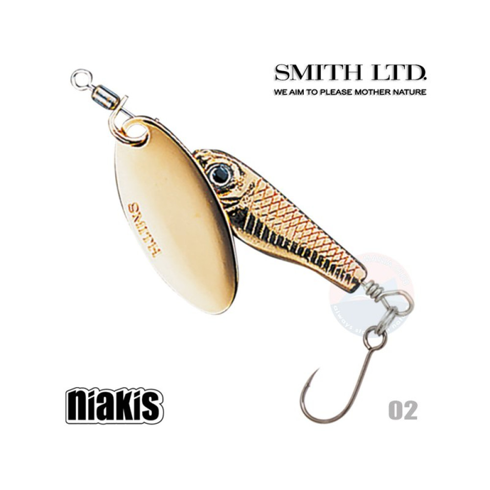 Блешня Smith Niakis 6.0g 50mm #02 G