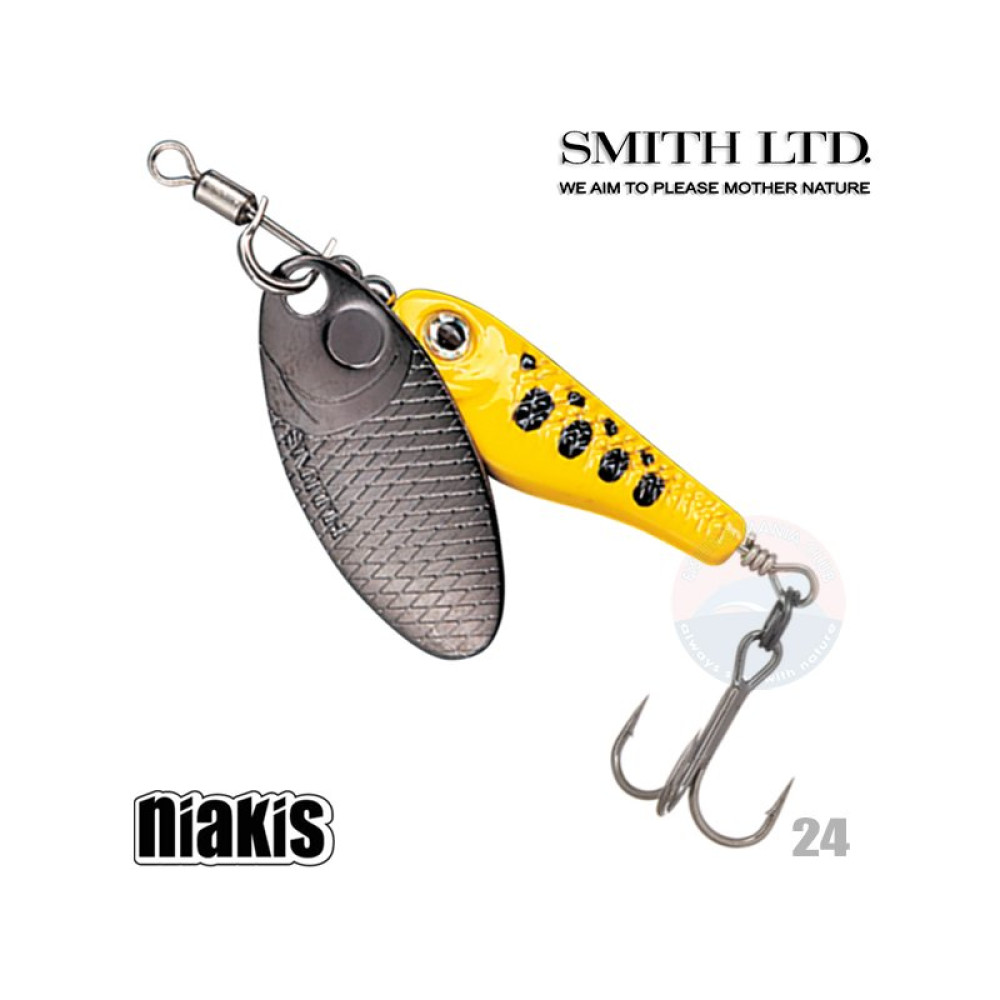 Блесна Smith Niakis 4.0g 50mm #24 YBK