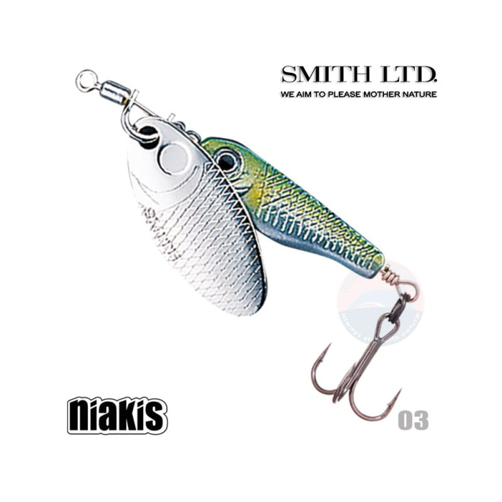 Блесна Smith Niakis 4.0g 50mm #03 AY