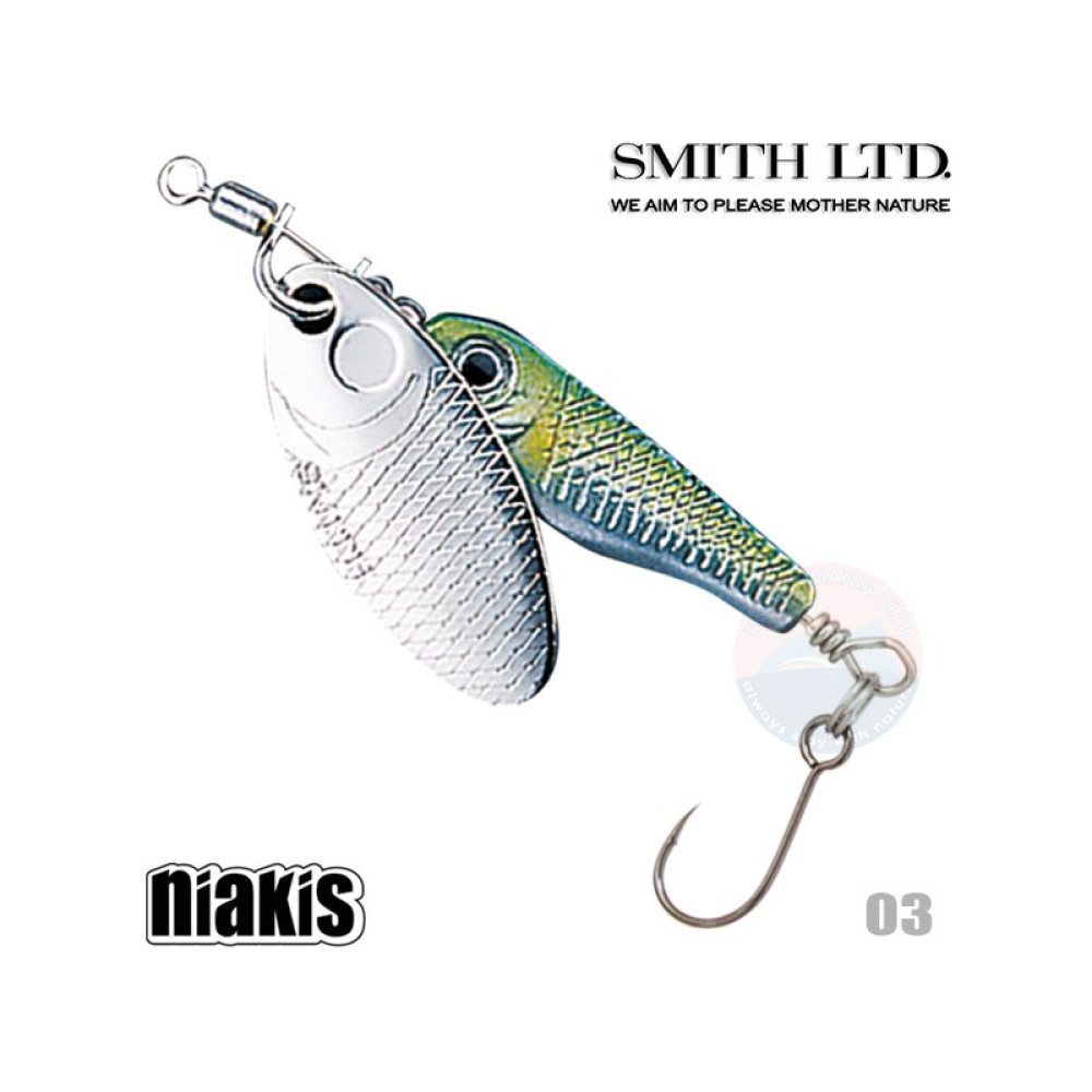 Блешня Smith Niakis 6.0g 50mm #03 AY