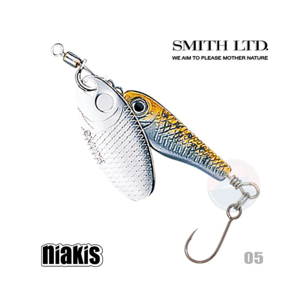 Блесна Smith Niakis 9.0г 60мм #05 YM
