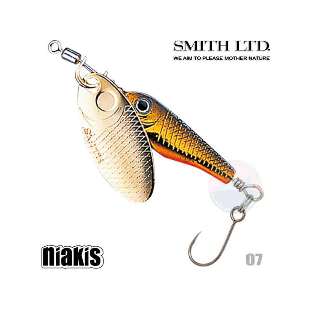 Блесна Smith Niakis 9.0г 60мм #07 BG