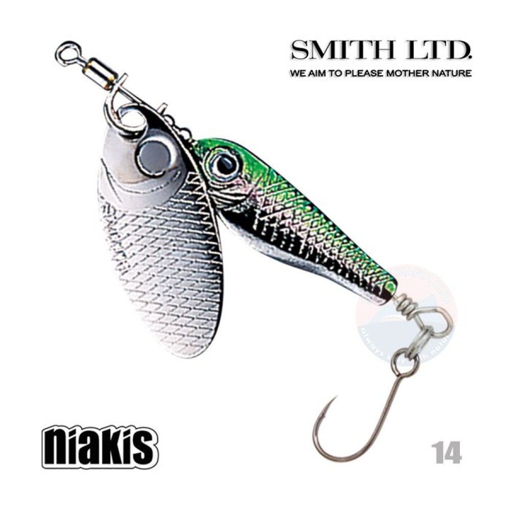Блесна Smith Niakis 9.0г 60мм #14 RBO