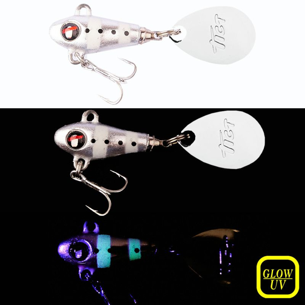 Тейл-спиннер Tict Spinbowy 4.0г 38мм #03 Zebra Grossilu