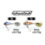 Тейл-спиннер Tict Spinbowy 4.0г 38мм #09 Full Gold