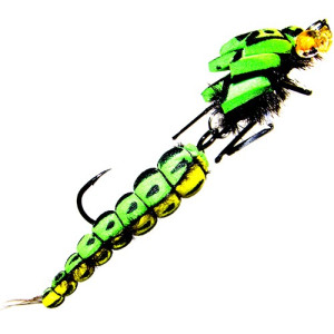 Муха Floating Jig Realistic Stone Double Green 7.5см