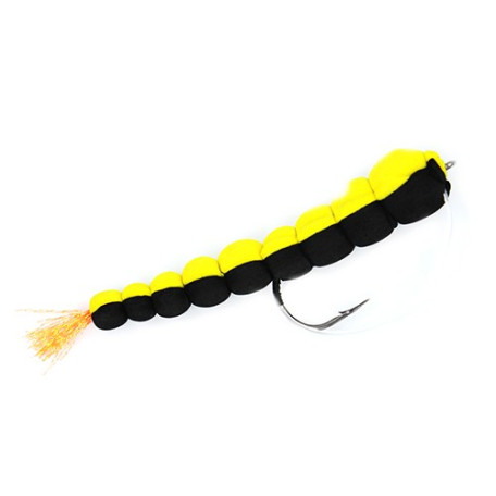 Мандула незацепляйка Yellow-Black 10cм